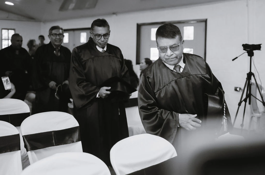 Graduado durante la ceremonia